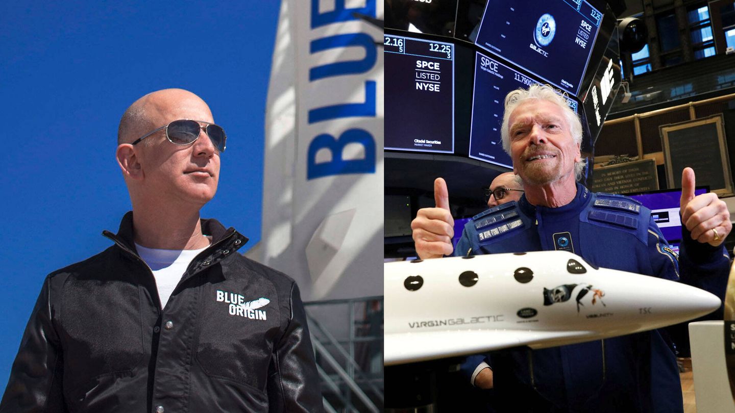 Bezos vs Branson: concurso de fantasmeo galáctico