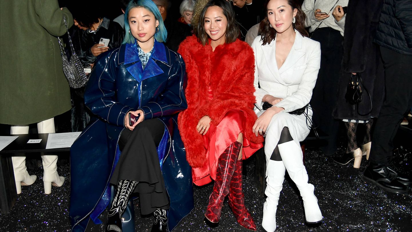  Margaret Zhang, Aimee Song y Chriselle Lim. (Getty)