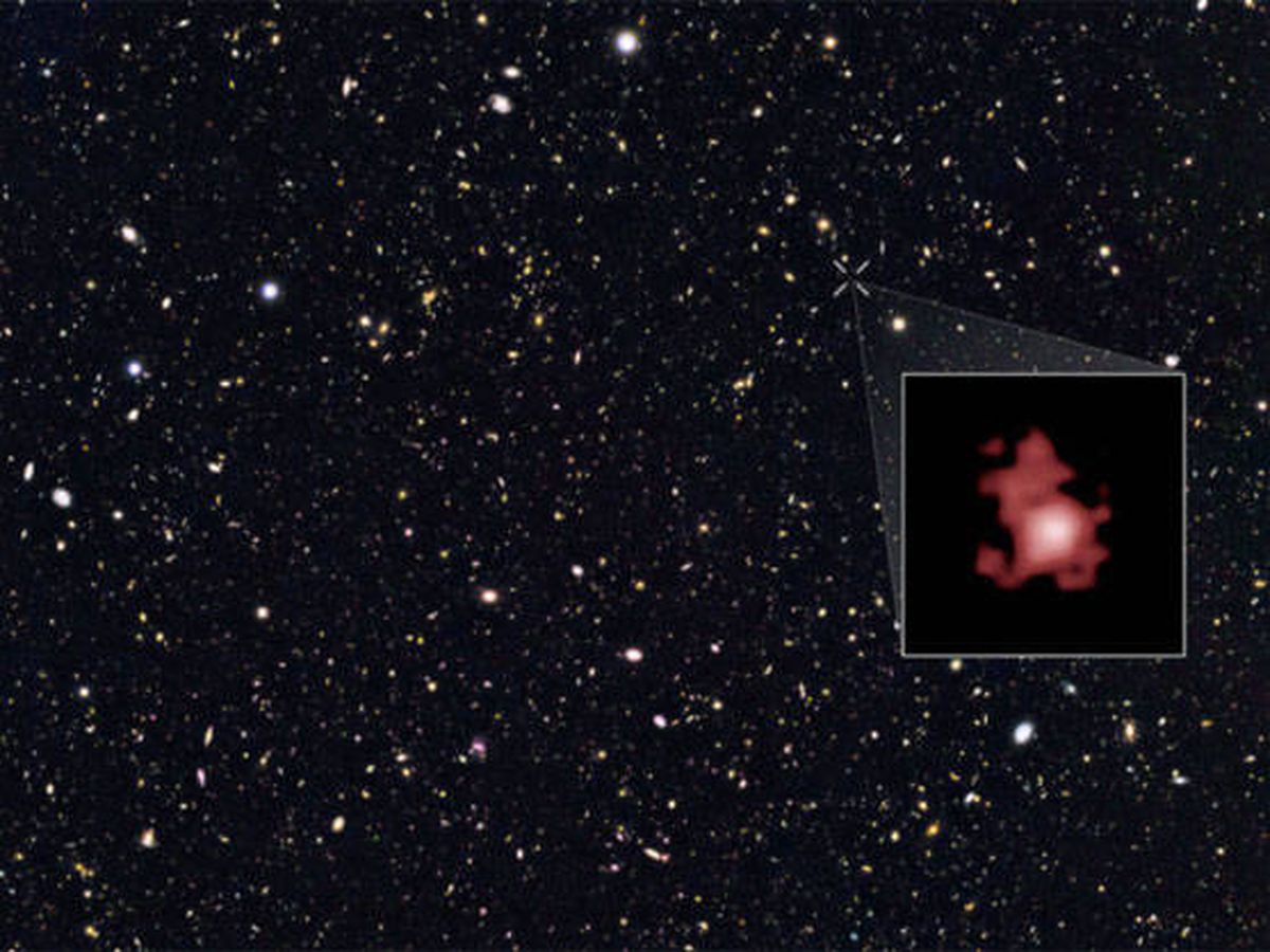 Foto: La galaxia GN-z11 parece ser la galaxia detectable más lejana a nosotros