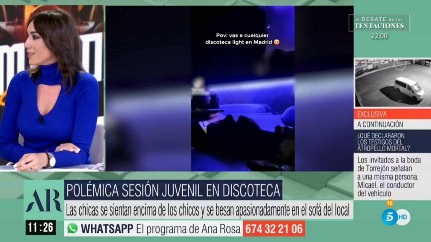 Patricia Pardo en 'El programa de Ana Rosa'. (Mediaset España)