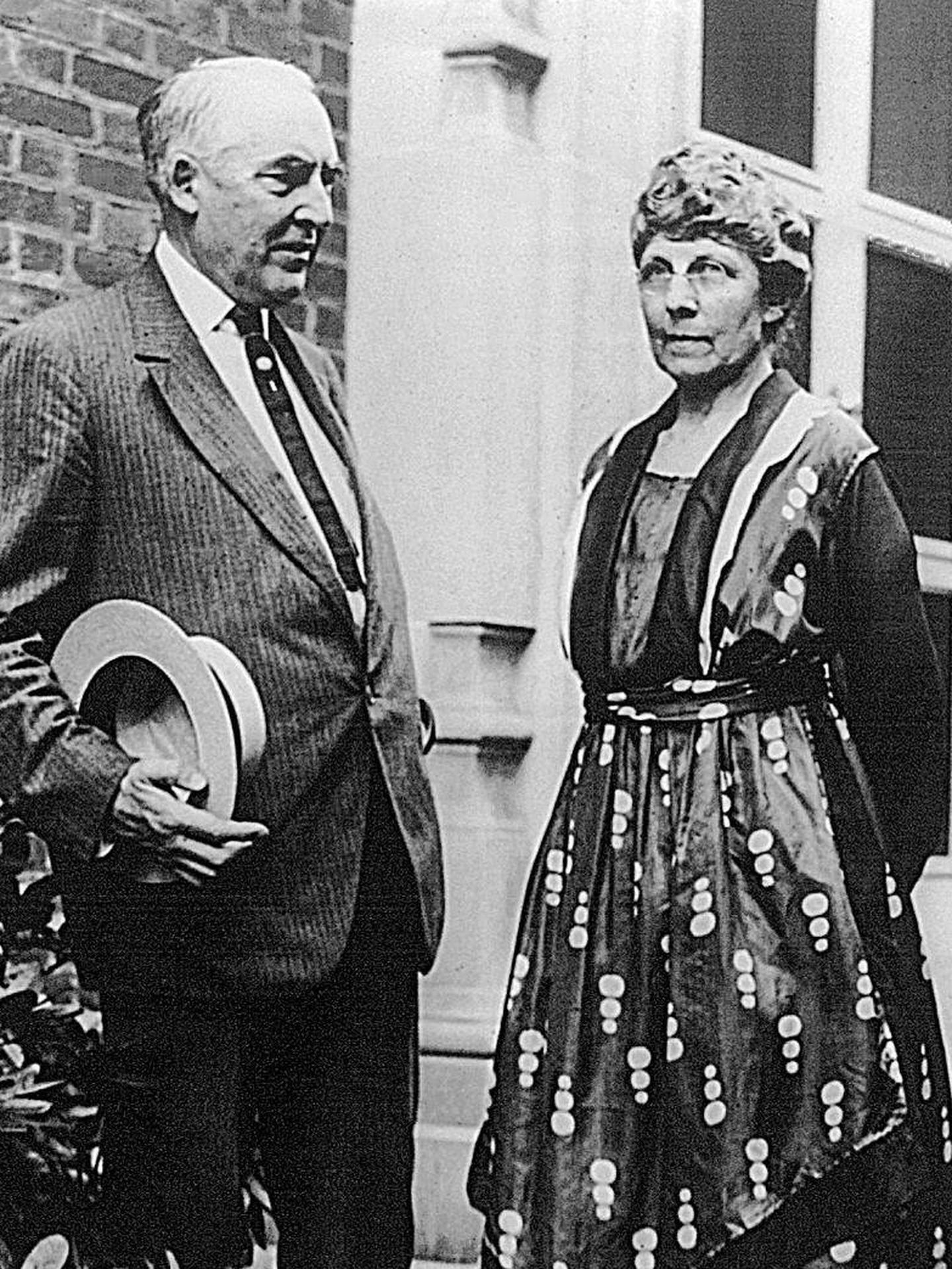 El presidente y su mujer Florence. (Wikipedia)