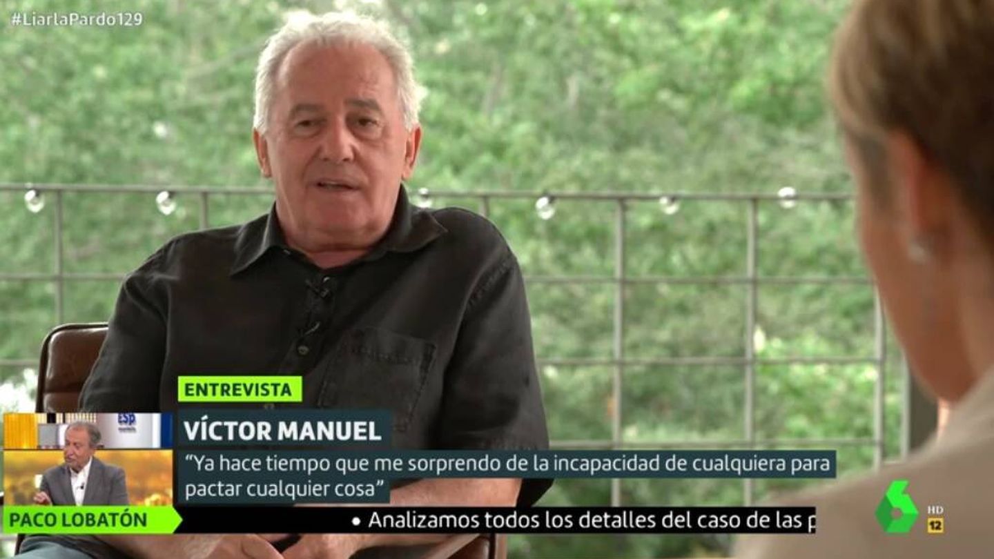Víctor Manuel, en 'Liarla Pardo'. (La Sexta).