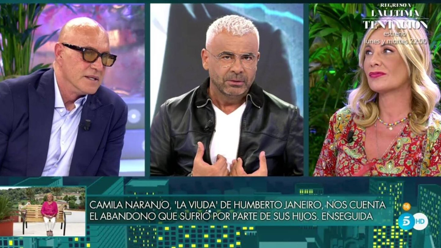 Matamoros, Jorge Javier y Belén Rodríguez. (Telecinco).