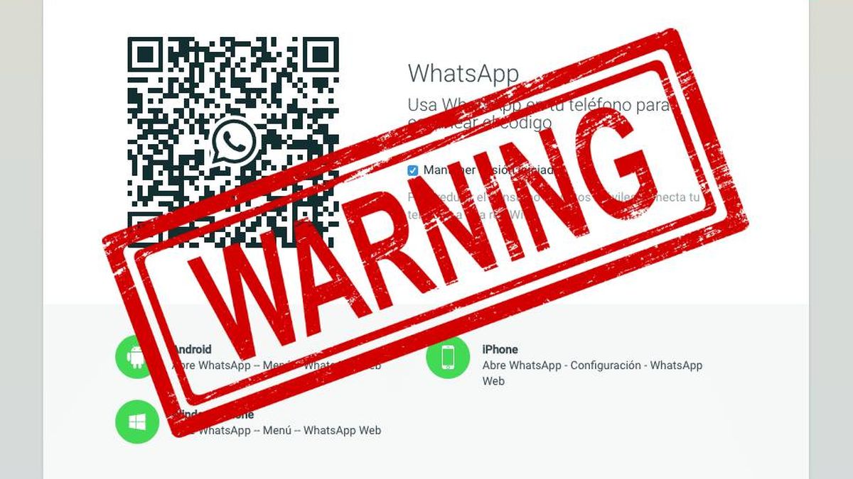 Cuidado con WhatsApp Web: así pueden robarte la cuenta usando un código QR