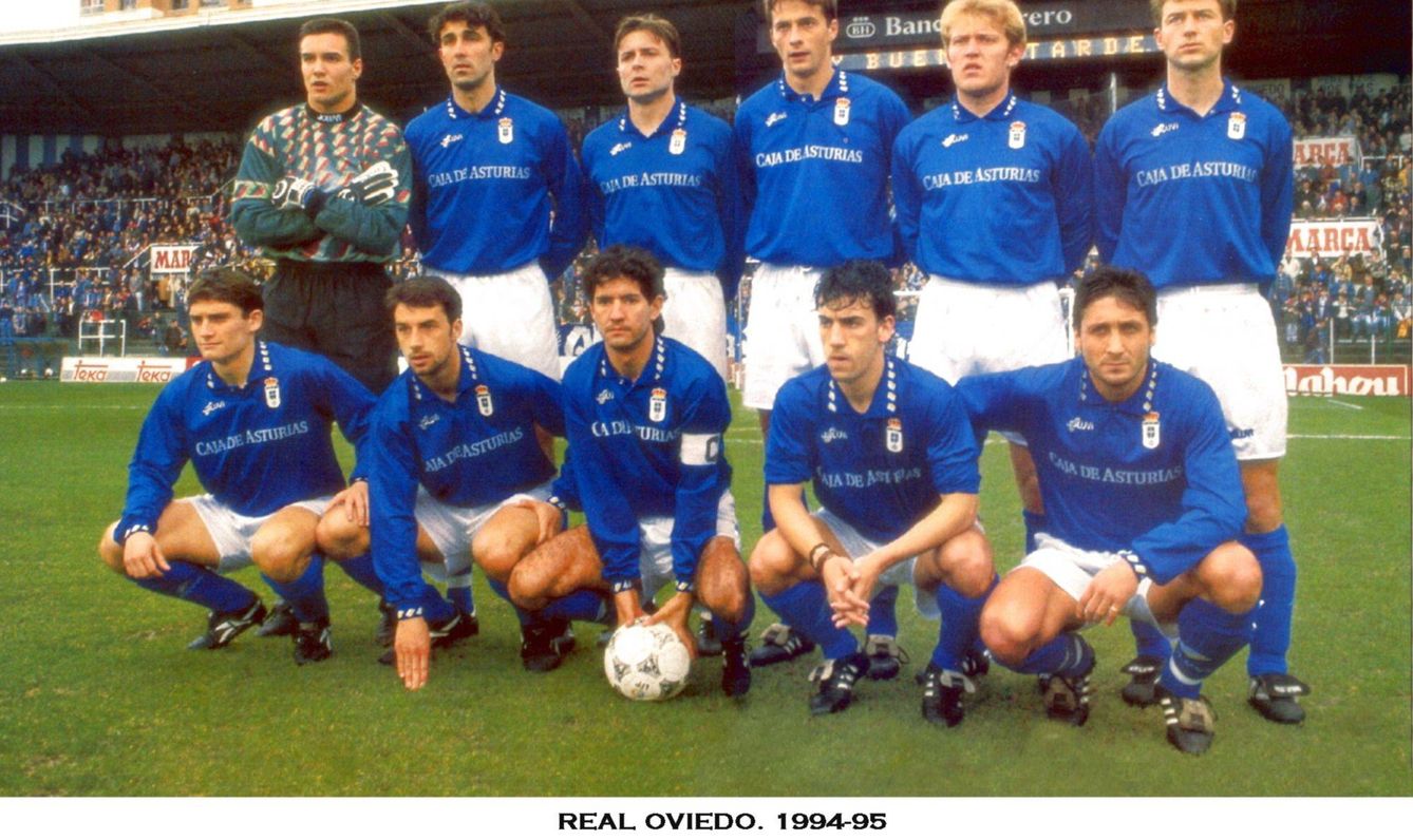 La plantilla del Oviedo en 1994, una de las mejores de su historia (Real Oviedo)