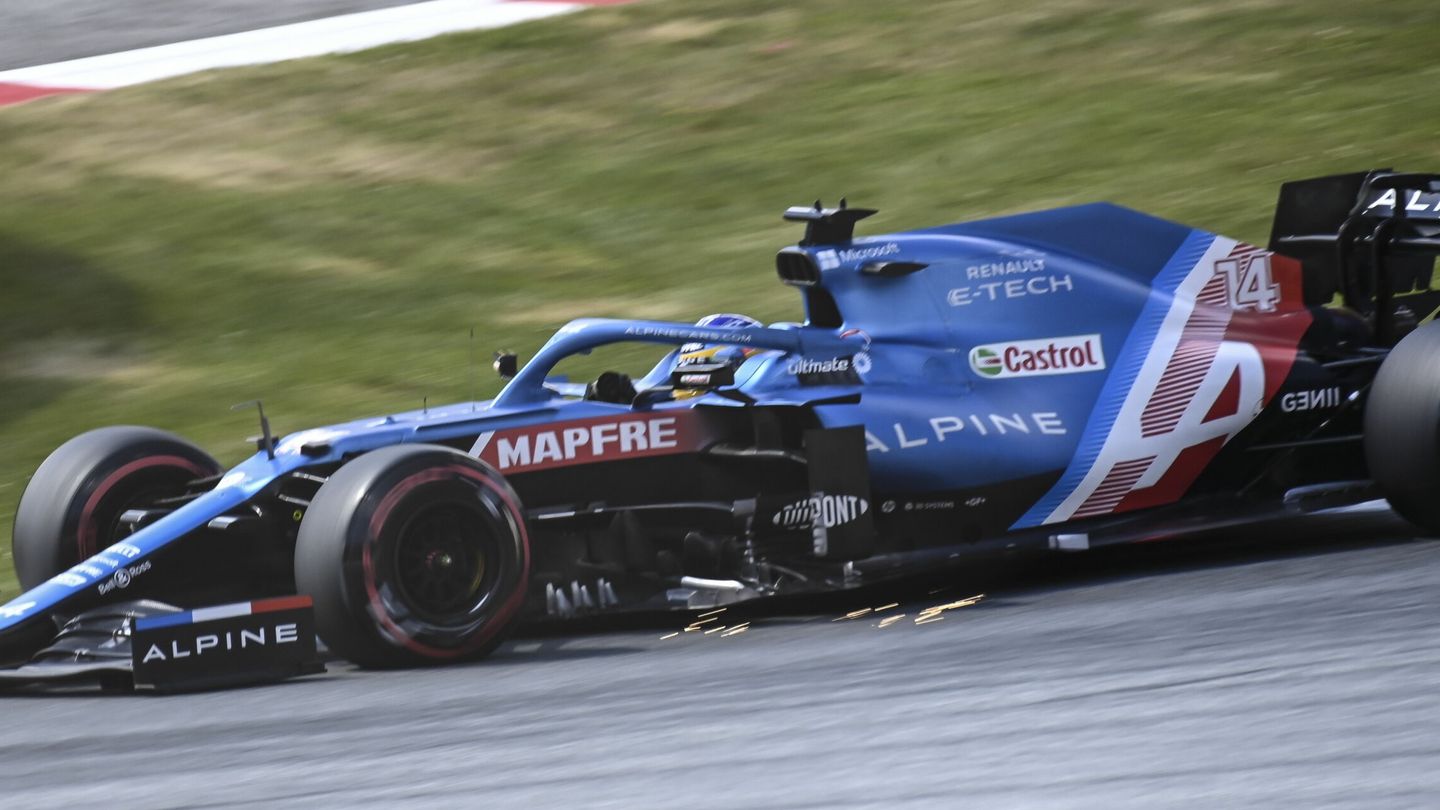 Alonso, en acción durante este fin de semana. (Reuters)