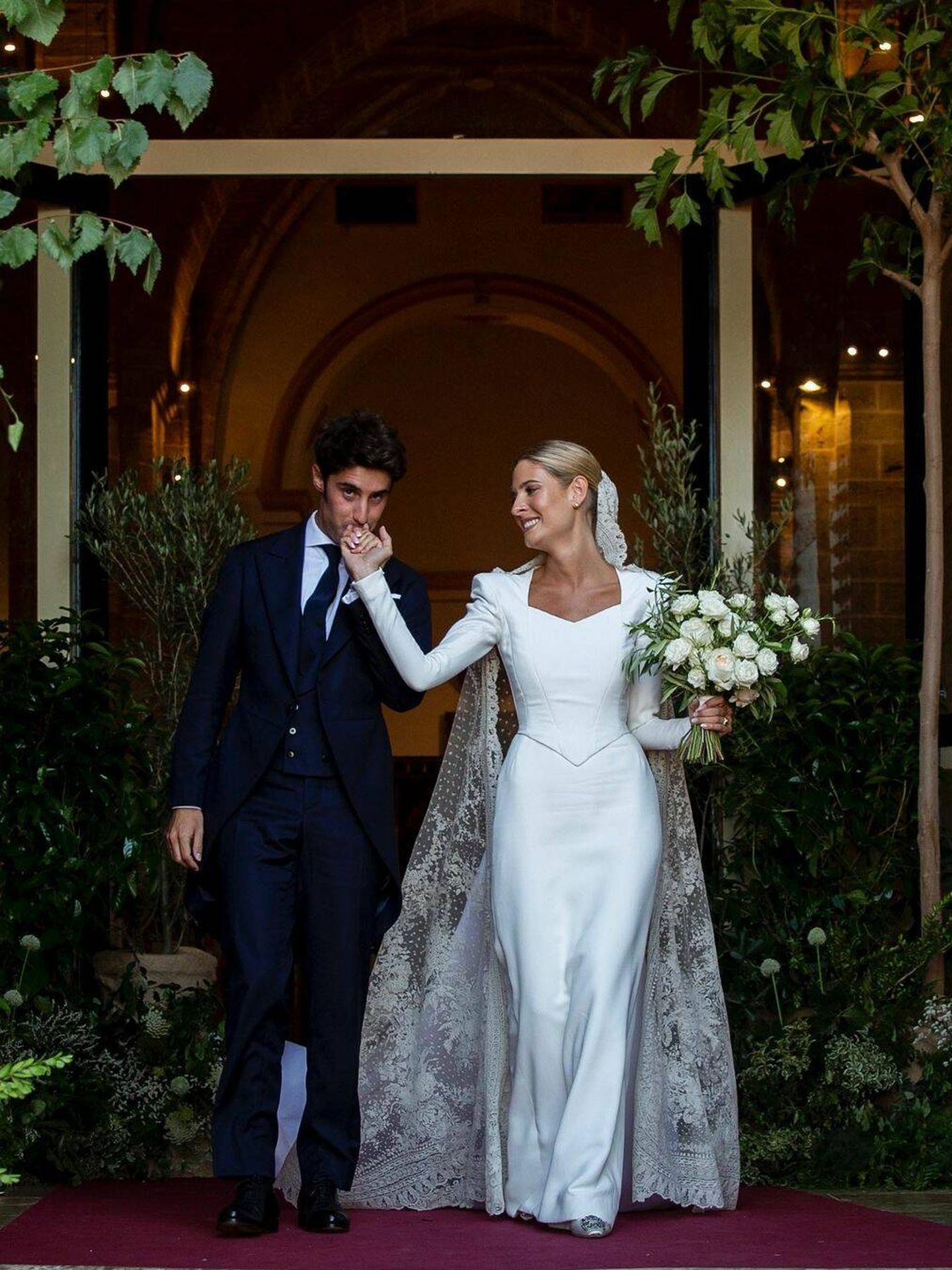 La influencer Teresa Andrés Gonzalvo, el día de su boda. (Instagram/ @click10fotografia)