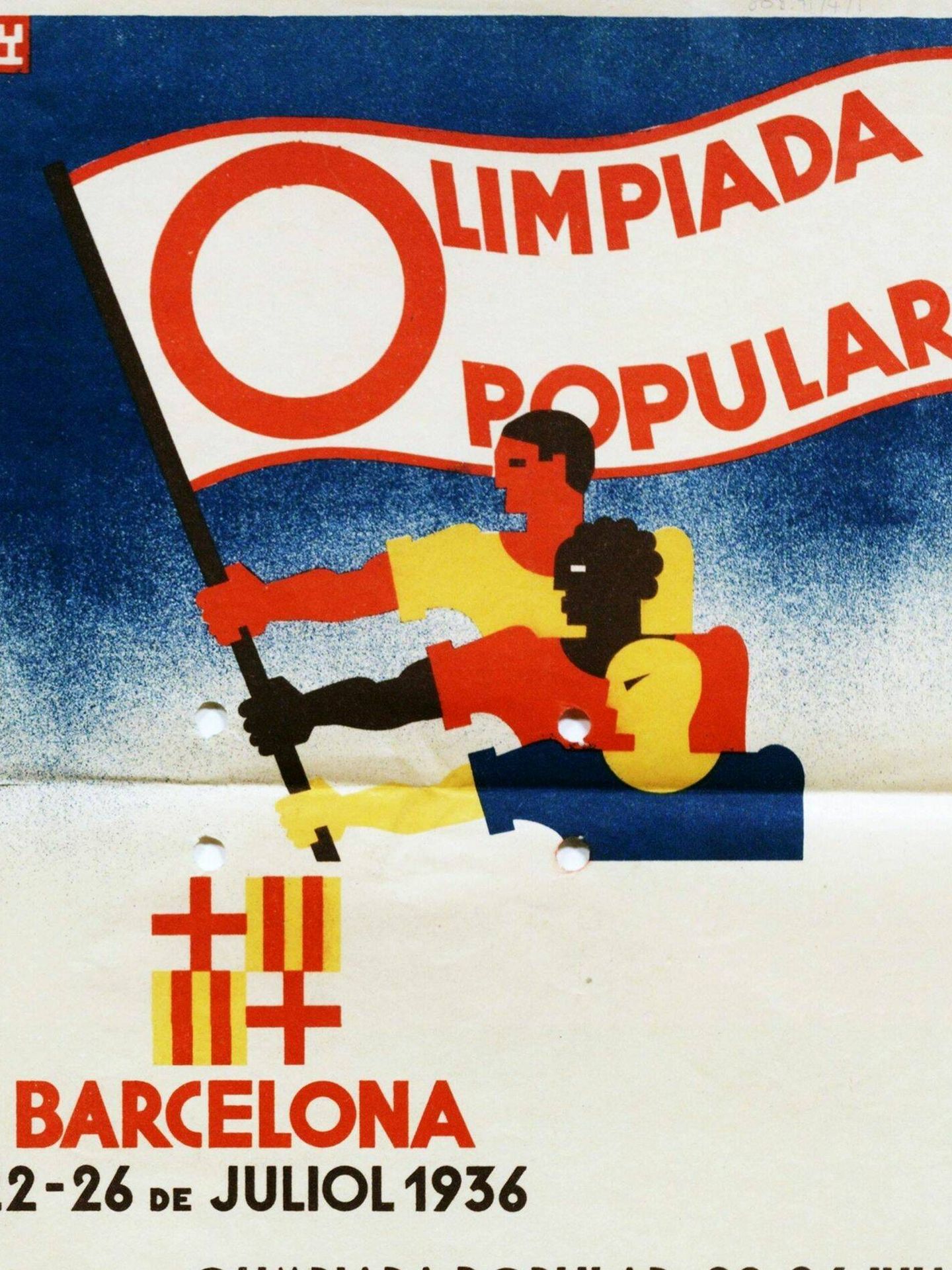 Cartel de la Olimpiada Popular de Barcelona en 1936