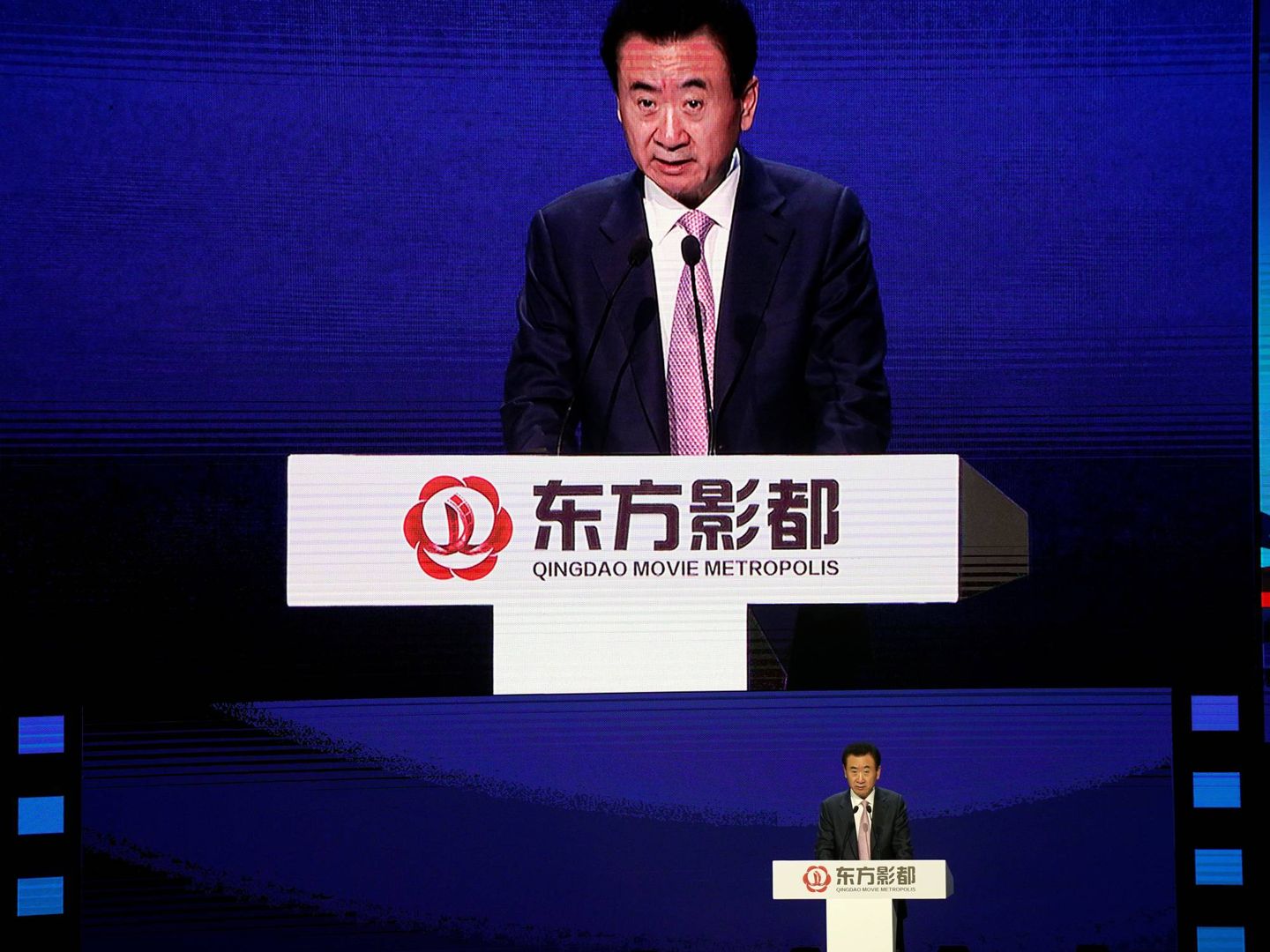 Wang Jianlin hizo su fortuna en el sector inmobiliario a través del Wanda Group. (Reuters/Aly Song)