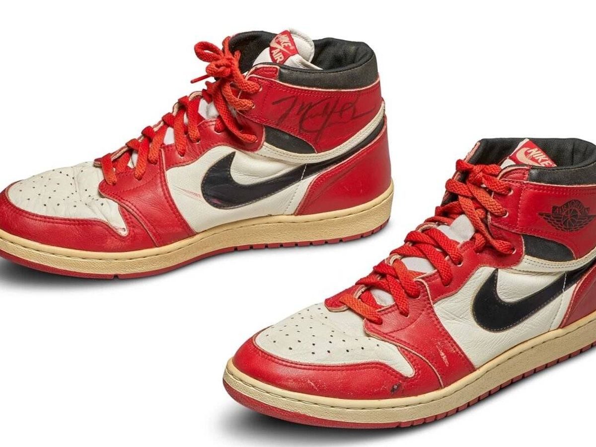 lapso Sombreado Arte Unas Nike Air Jordan de 1985, récord en una subasta: 518.000 euros