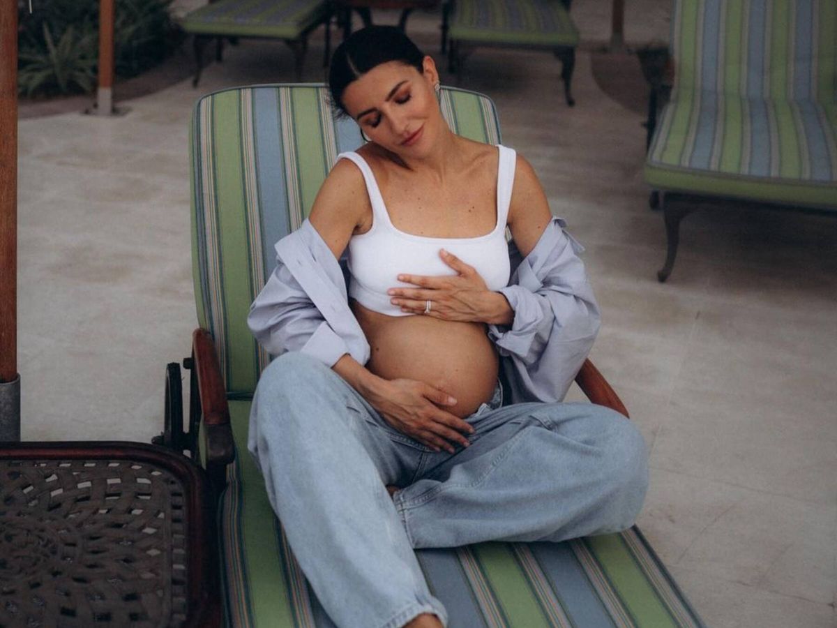 Foto: La influencer Alexandra Pereira, en una de sus últimas fotografías embarazada de su primer hijo. (Instagram/ @alexandrapereira)