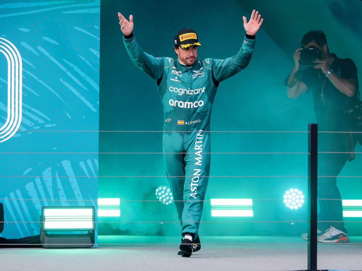Foto: Fernando Alonso, en el pasado Gran premio de Miami. (EFE/Cristóbal Herrera)