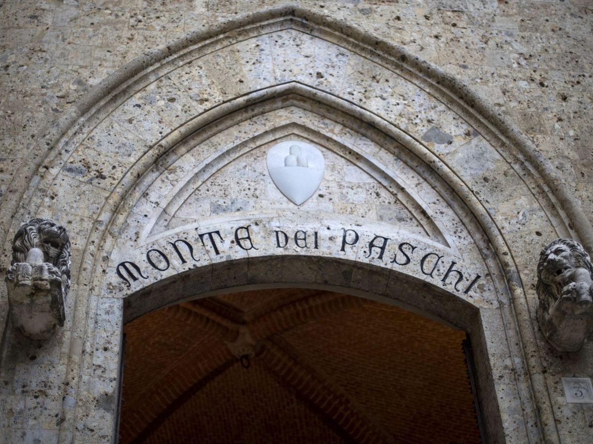 Foto: Sede de Banca Monte dei Paschi di Siena. (EFE/Mattia Sedda)