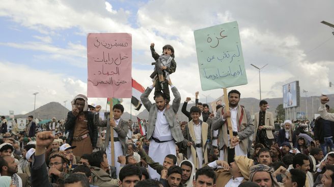 Foto de Protestas en Yemen contra Israel