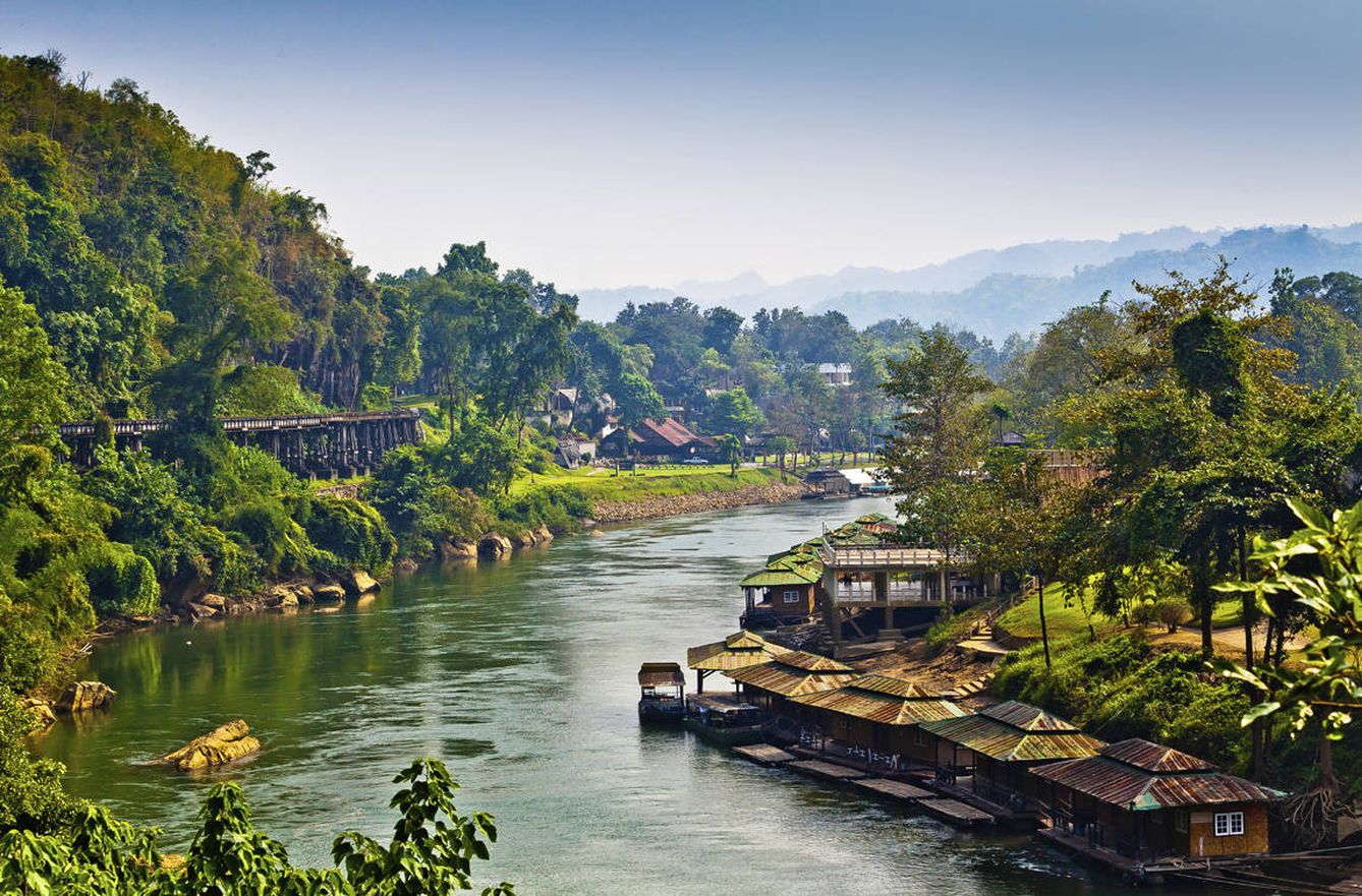Río Kwai, en Tailandia.