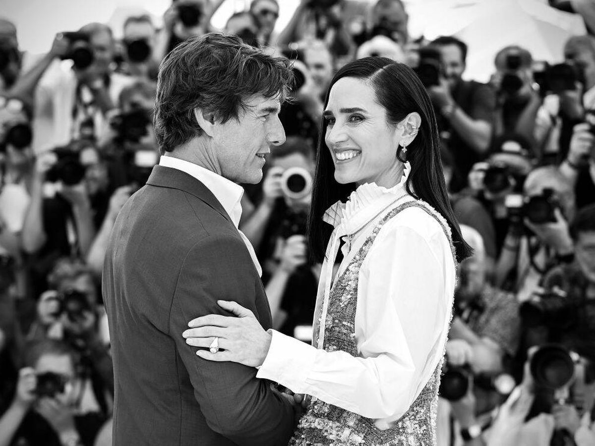 Foto: Jennifer Connelly y Tom Cruise. (Getty/Pascal Le Segretain)