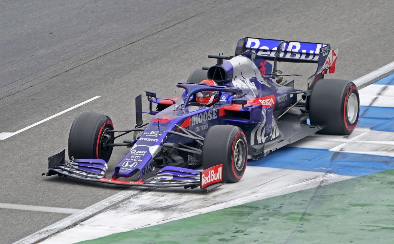 Daniil Kvyat al volante del Toro Rosso en el Gran Premio de Alemania. (EFE)