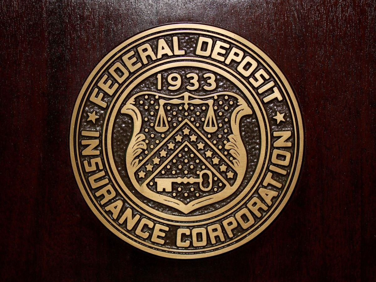Foto: Logo de la Agencia Federal de Garantía de Depósitos de EE.UU (Reuters)