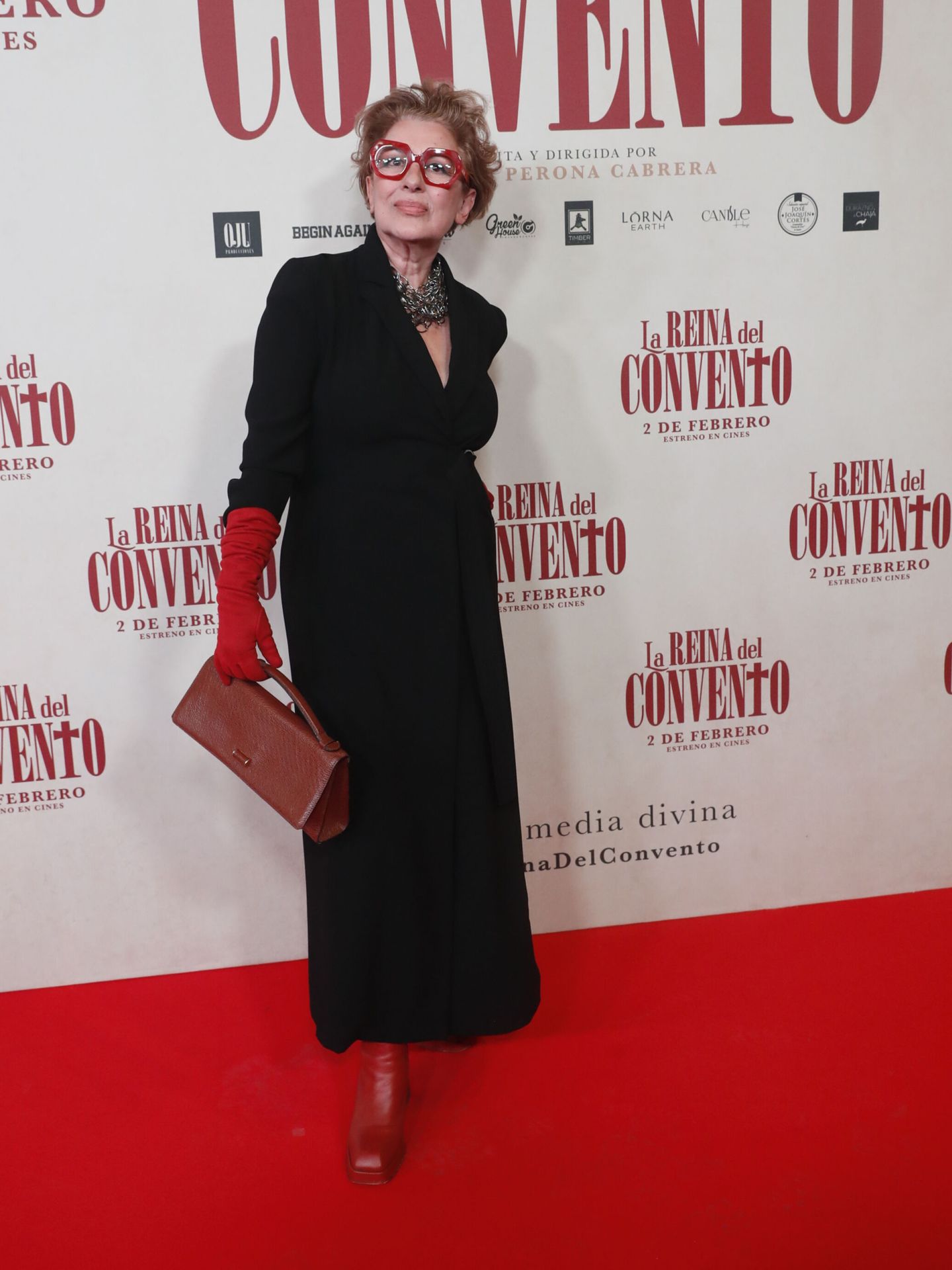 Isabel Ordaz, en el estreno de 'La reina del convento'. (EFE/J.P.Gandul)