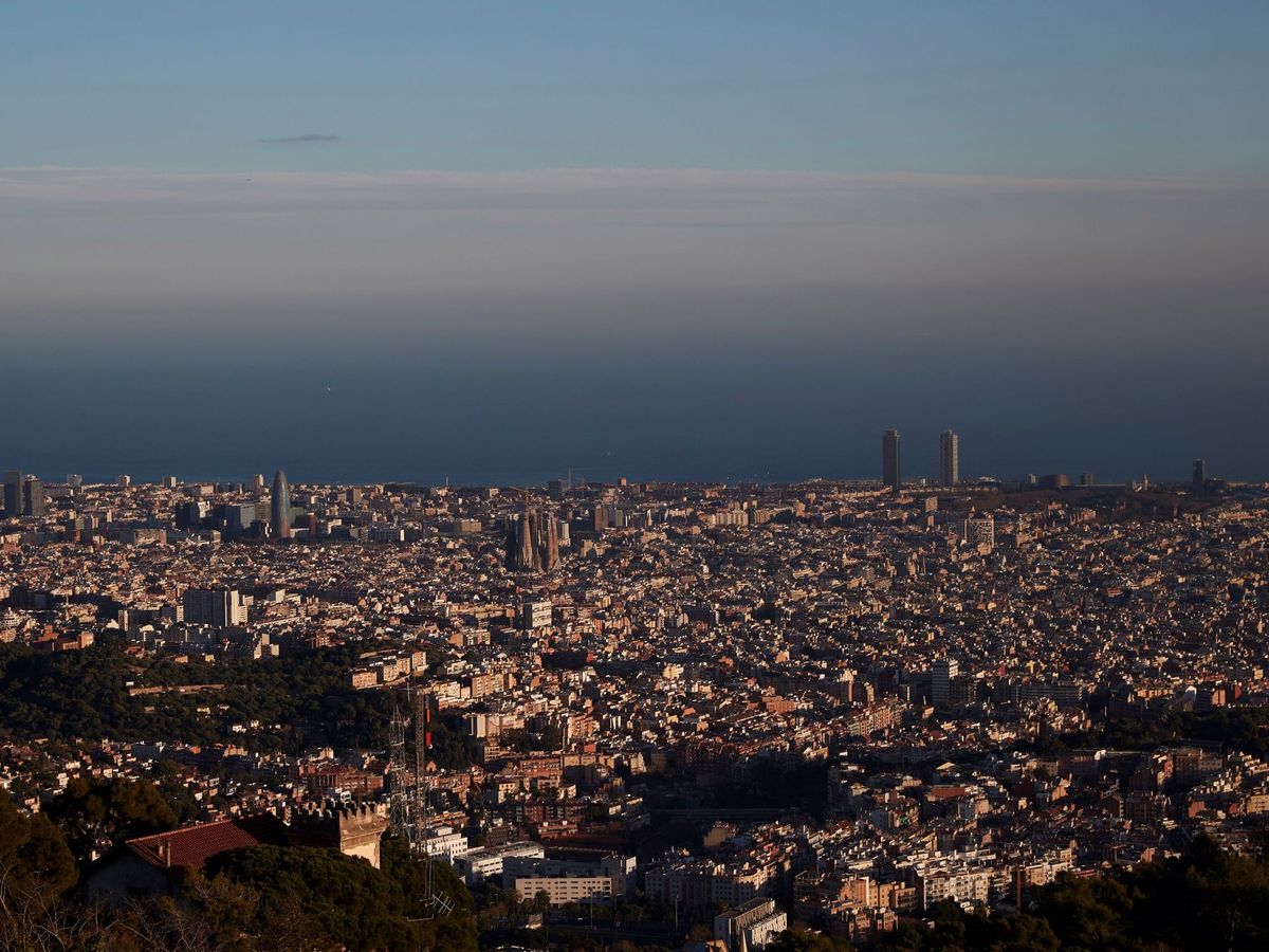 Foto: Imagen aérea de Barcelona. (EFE/Alejandro García)