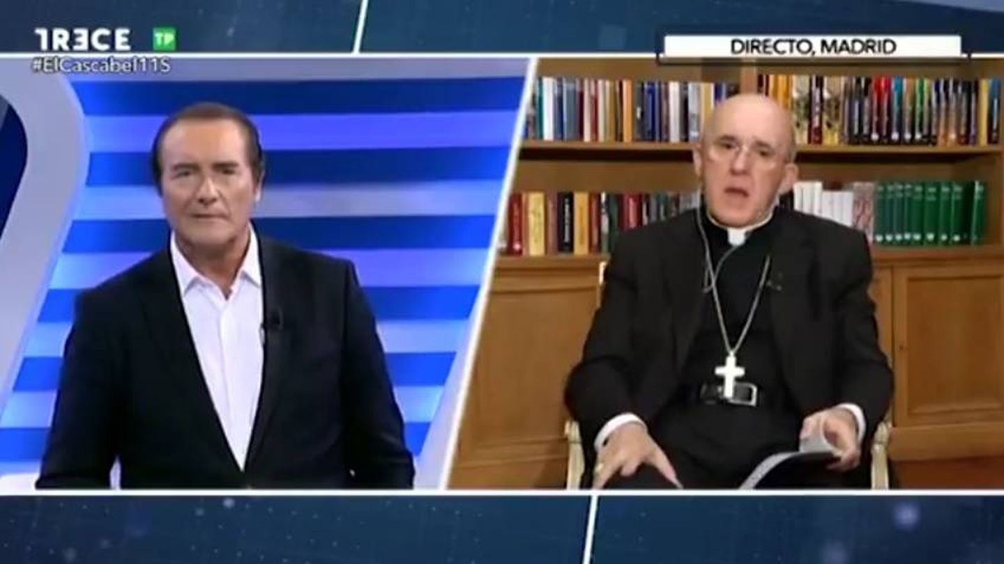 El cardenal y arzobispo de Madrid, Carlos Osoro en 'El cascabel'.