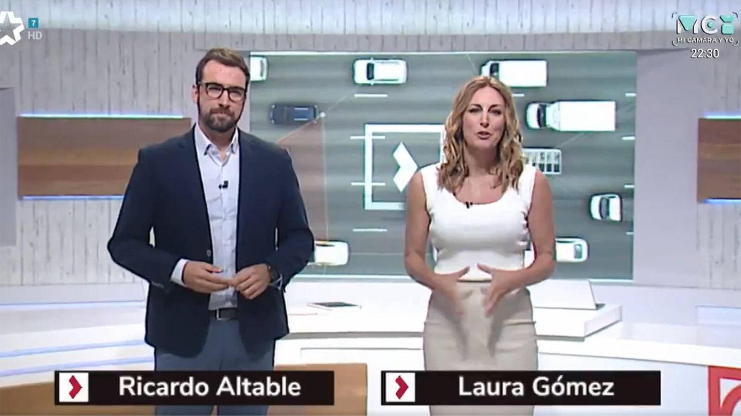 Ricardo Altable y Laura Gómez, presentadores de 'Buenos Días Madrid'. (Telemadrid)