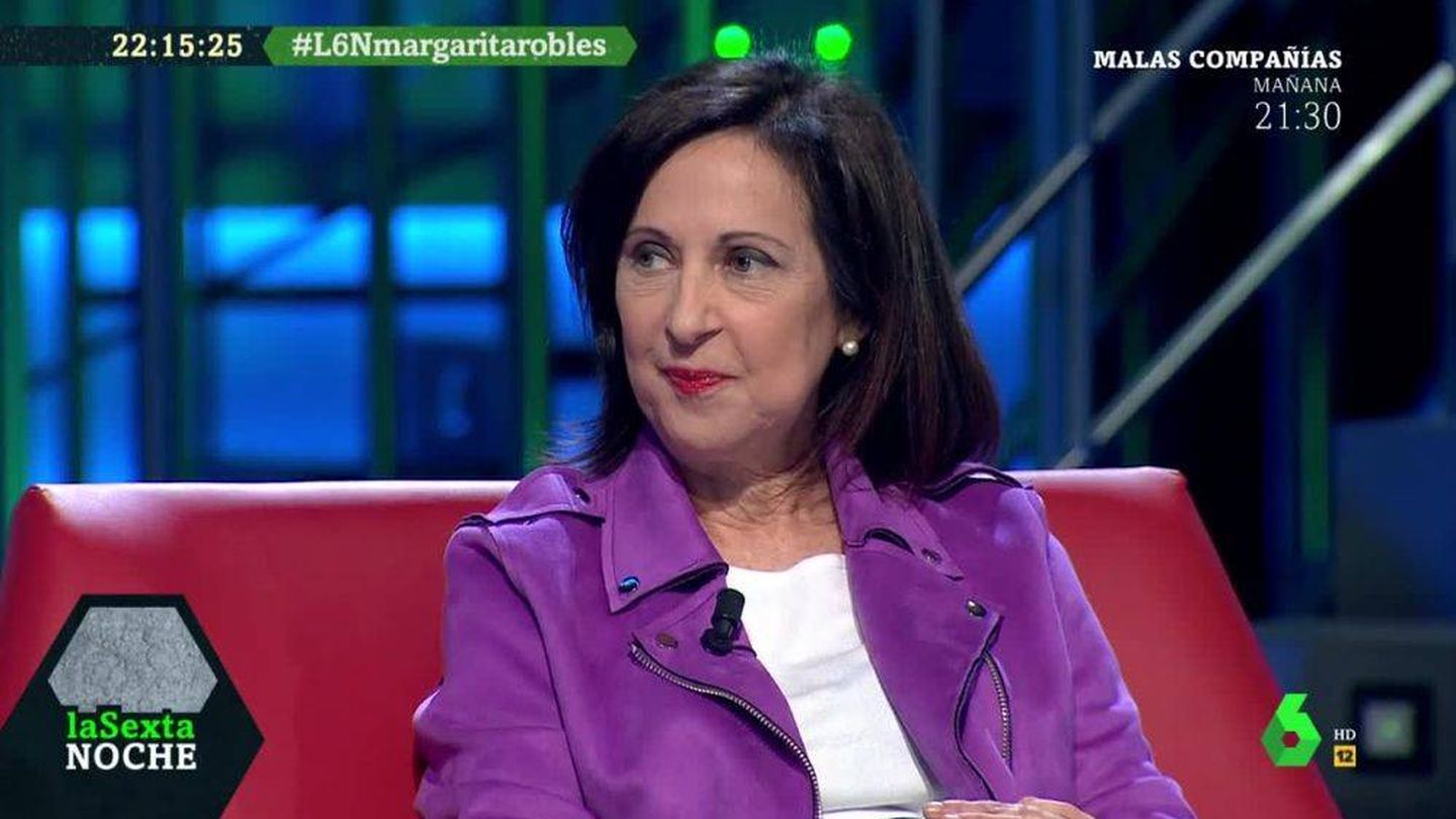 Margarita Robles, la portavoz del PSOE en el Congreso, en 'La Sexta noche'. (Atresmedia)