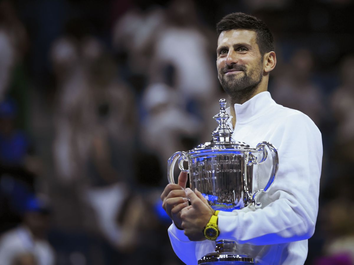 Foto: Novak Djokovic en el Abierto de EEUU. (EFE/EPA/Justin Lane) 