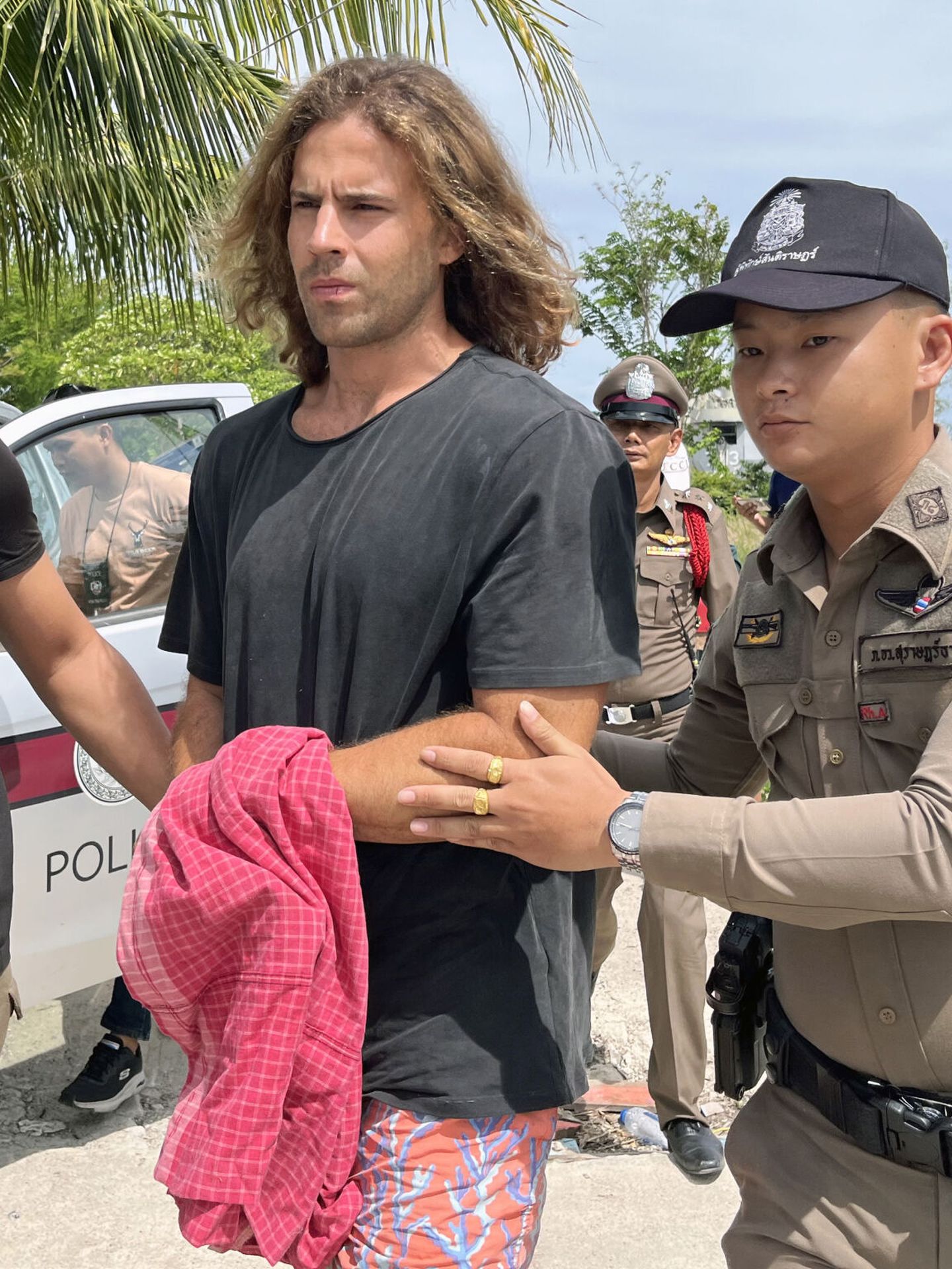 Daniel Sancho, detenido por la policía de Tailandia. (EFE)