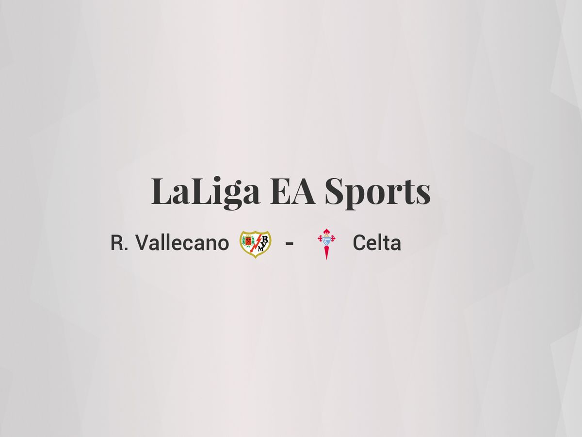 Foto: Resultados Rayo Vallecano - Celta de LaLiga EA Sports (C.C./Diseño EC)