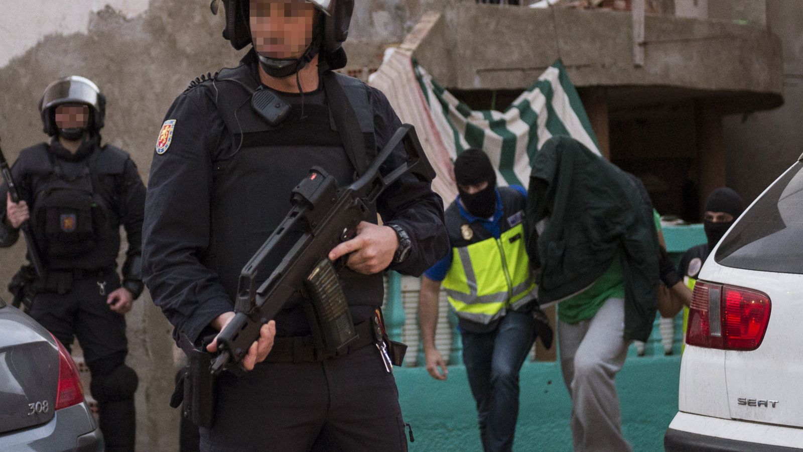Foto: El presunto yihadista detenido en Melilla. (Efe)