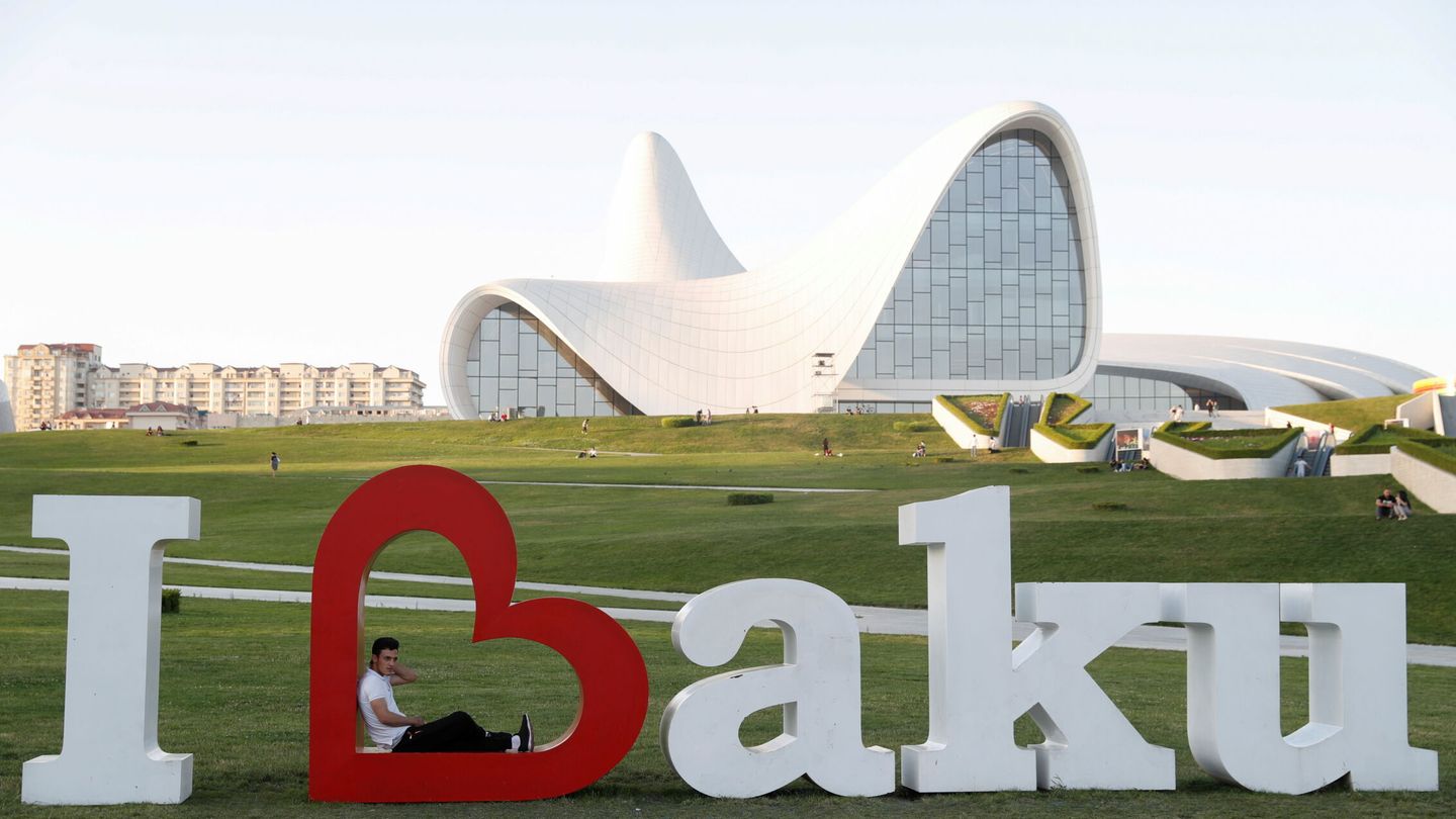El estadio de Baku, capital de Azerbaiyán, en la pasada Eurocopa. (Reuters)