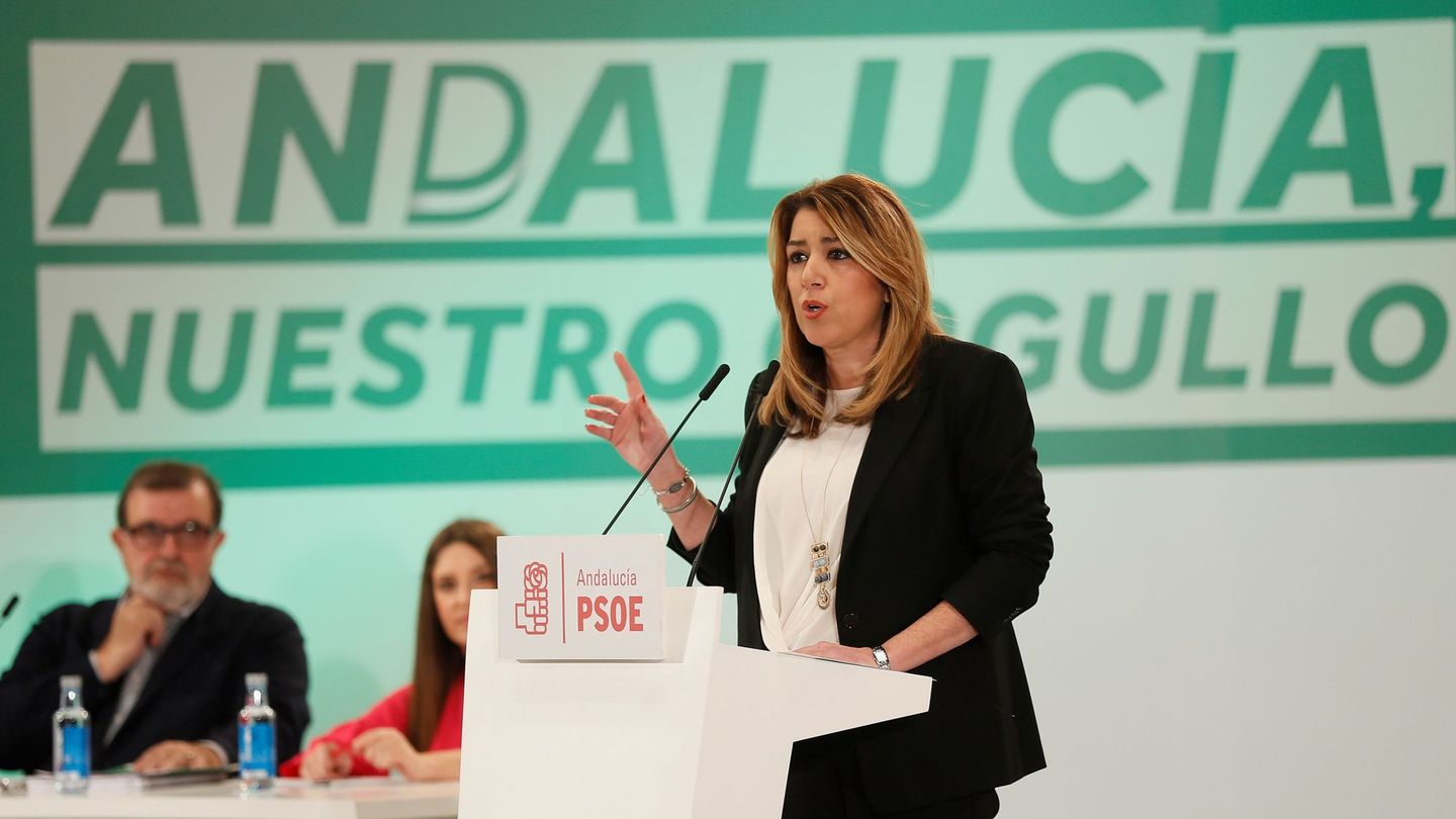 La secretaria general del PSOE de Andalucía y presidenta de la Junta, Susana Díaz. (EFE)