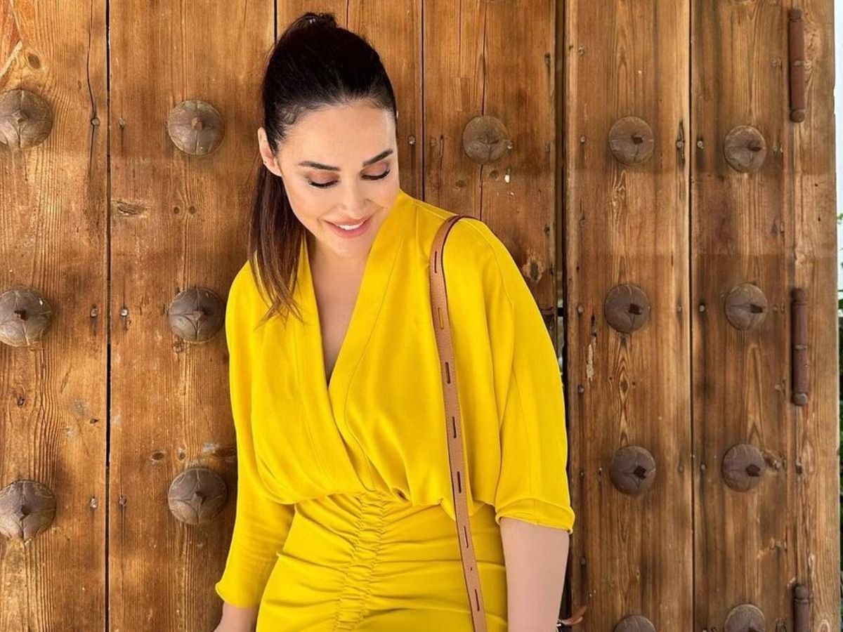 Foto: Apúntate a la lista de espera para conseguir este vestido de Mango que luce Vicky Martín Berrocal. (Instagram/@vickymartinberrocal)
