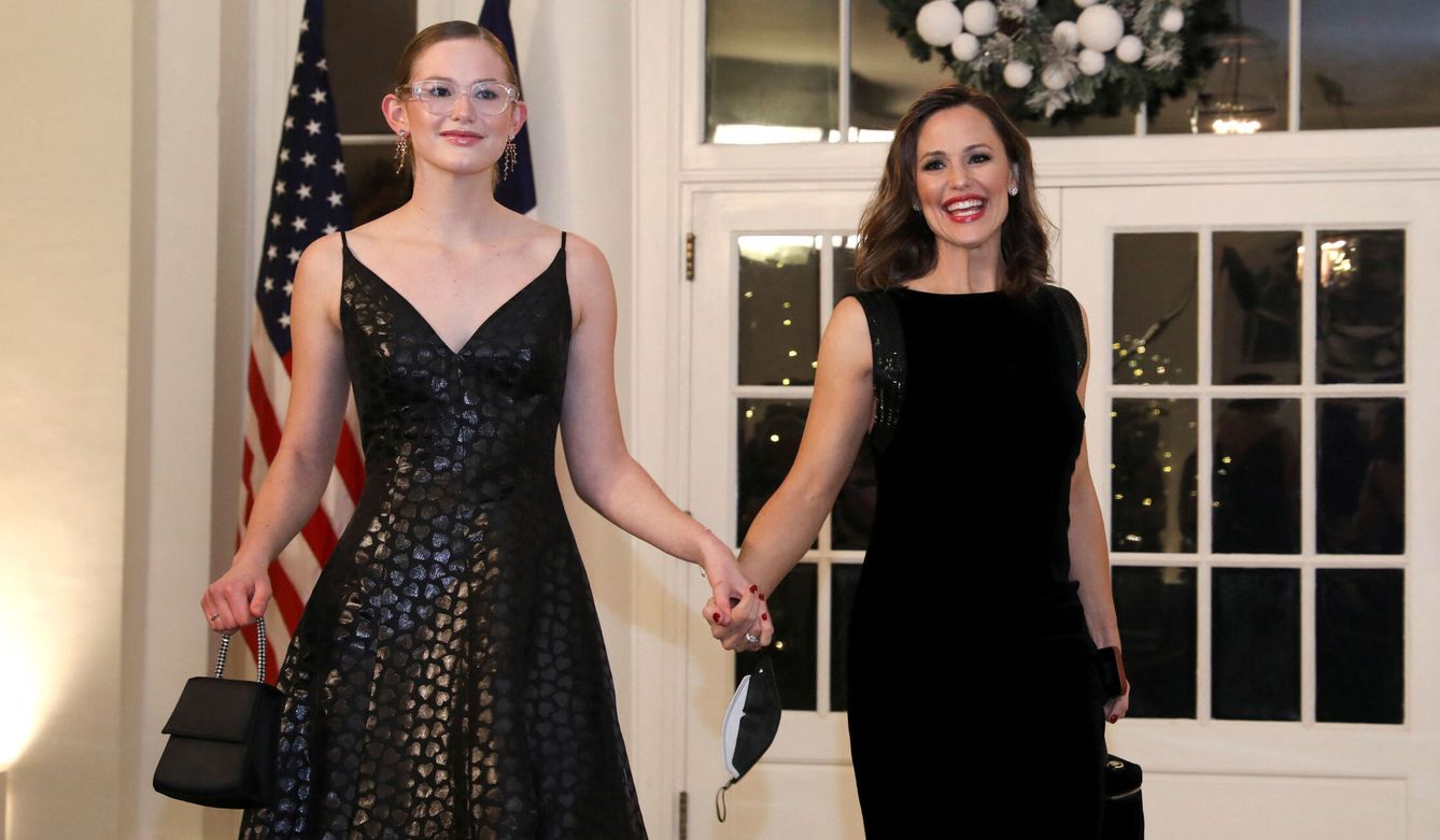 Jennifer Garner y Violet Affleck. (Reuters/Amanda Andrade-Rhoades)