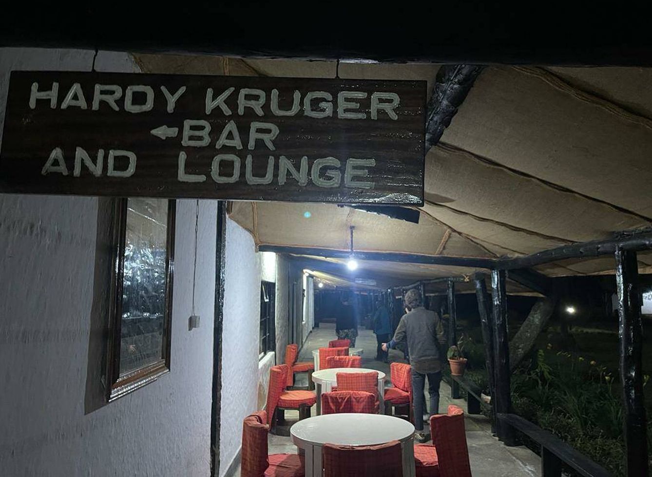 El bar de Hardy Krüger. (Enrique Lavigne)
