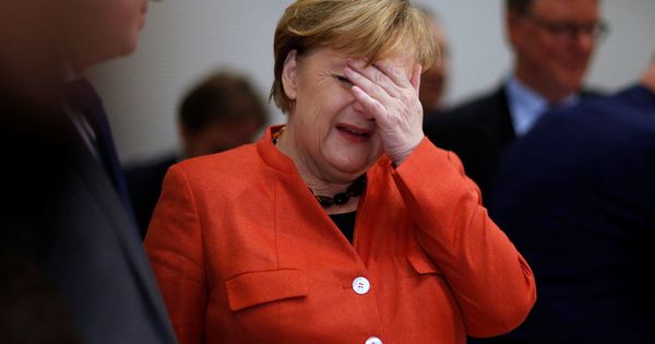 Foto: La canciller alemana Angela Merkel durante una reunión del grupo parlamentario de la CDU/CSU en el Bundestag, en Berlín. (Reuters)