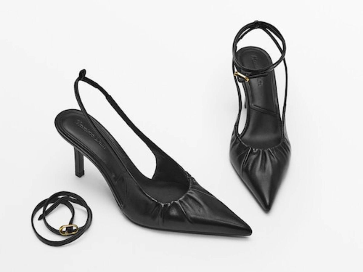 Cambiable Descompostura paquete Los zapatos negros de tacón convertibles de Massimo Dutti solo cuestan 30  euros