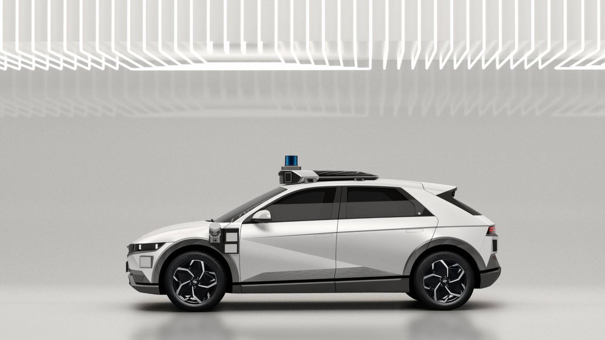 Hyundai presenta un 'robotaxi' autónomo basado en el Ioniq 5 que operará desde 2023