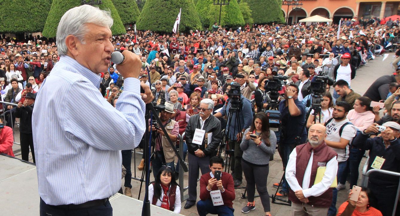 Andres Manuel López Obrador en México. (EFE)