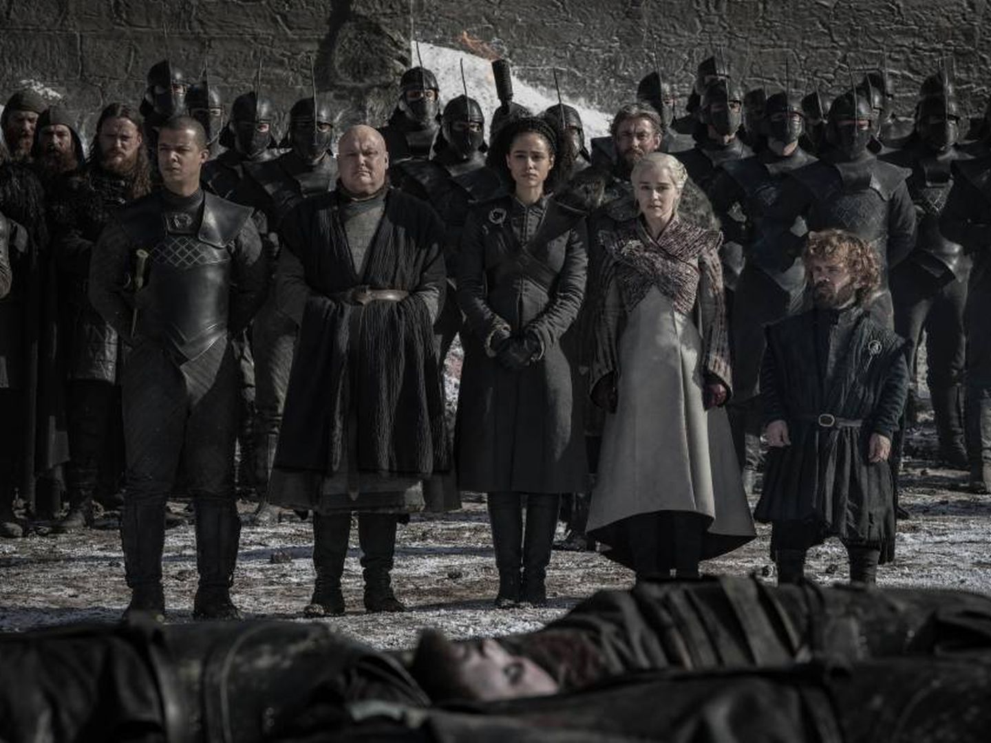 El funeral en 'Juego de tronos'. (HBO)
