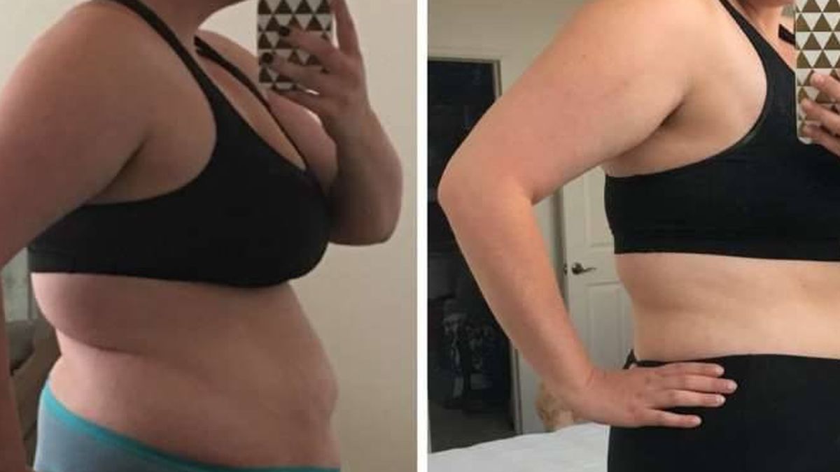 La mujer que perdió 27 kilos solo con 3 cambios en su día a día
