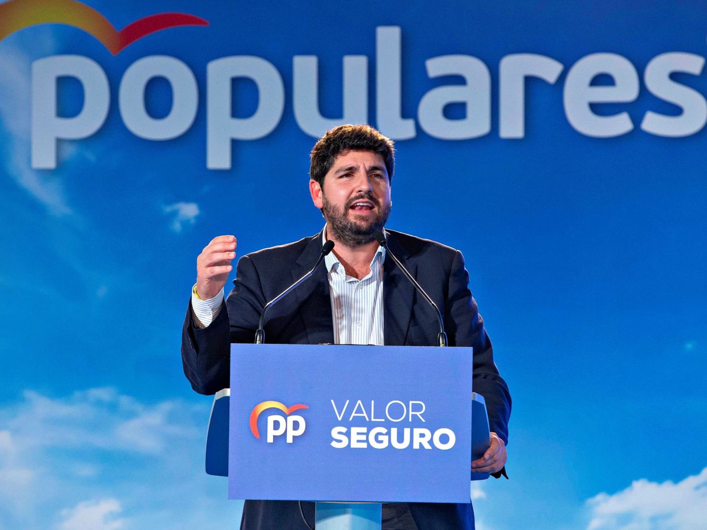 El presidente de Murcia, Fernando López Miras, el pasado 6 de abril. (EFE)
