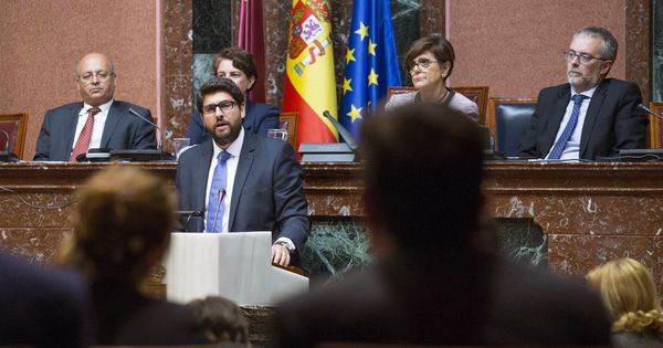 Foto: El candidato del PP a la presidencia de la Comunidad Autónoma de Murcia, Fernando López Miras. (EFE)