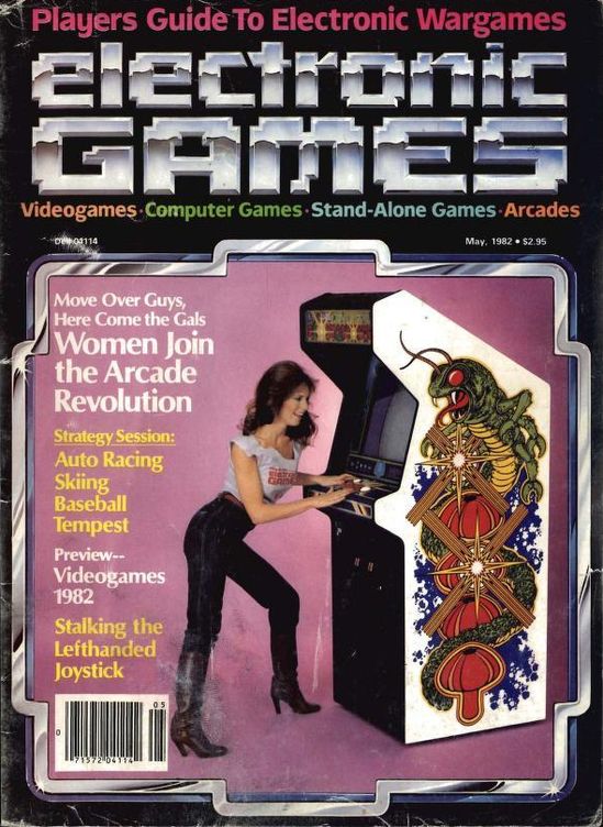 Portada de la revista Electronic Games (mayo, 1982)