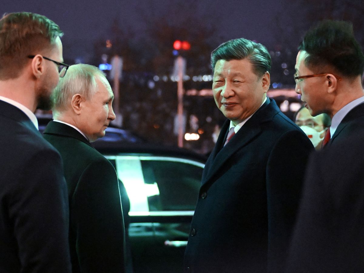 Foto: El presidente ruso Vladimir Putin y el chino Xi Jinping durante su encuentro. (Reuters/Pool)