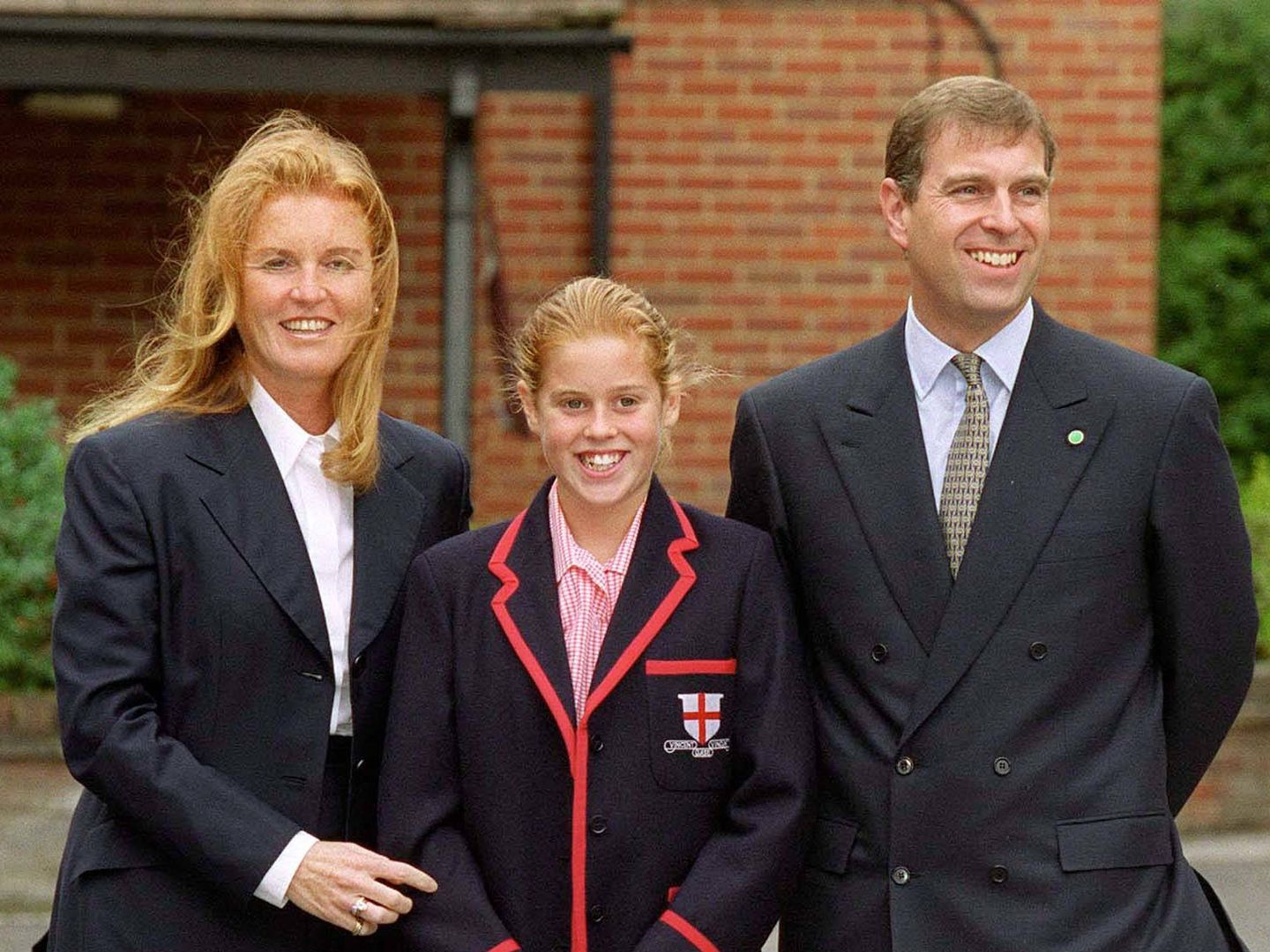  La princesa Beatriz junto a sus padres, que han mantenido siempre una buena relación. (Getty)