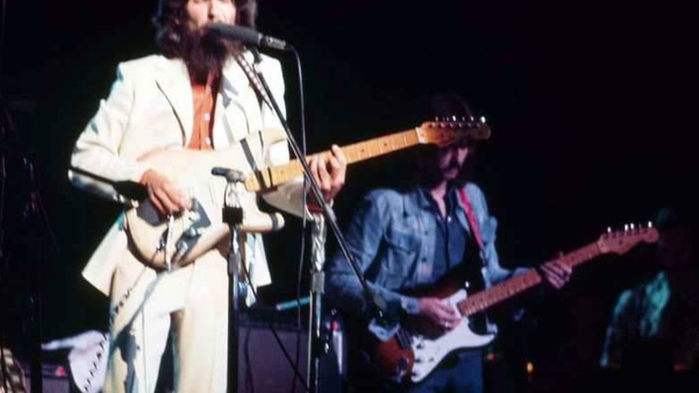 George Harrison y Eric Clapton
