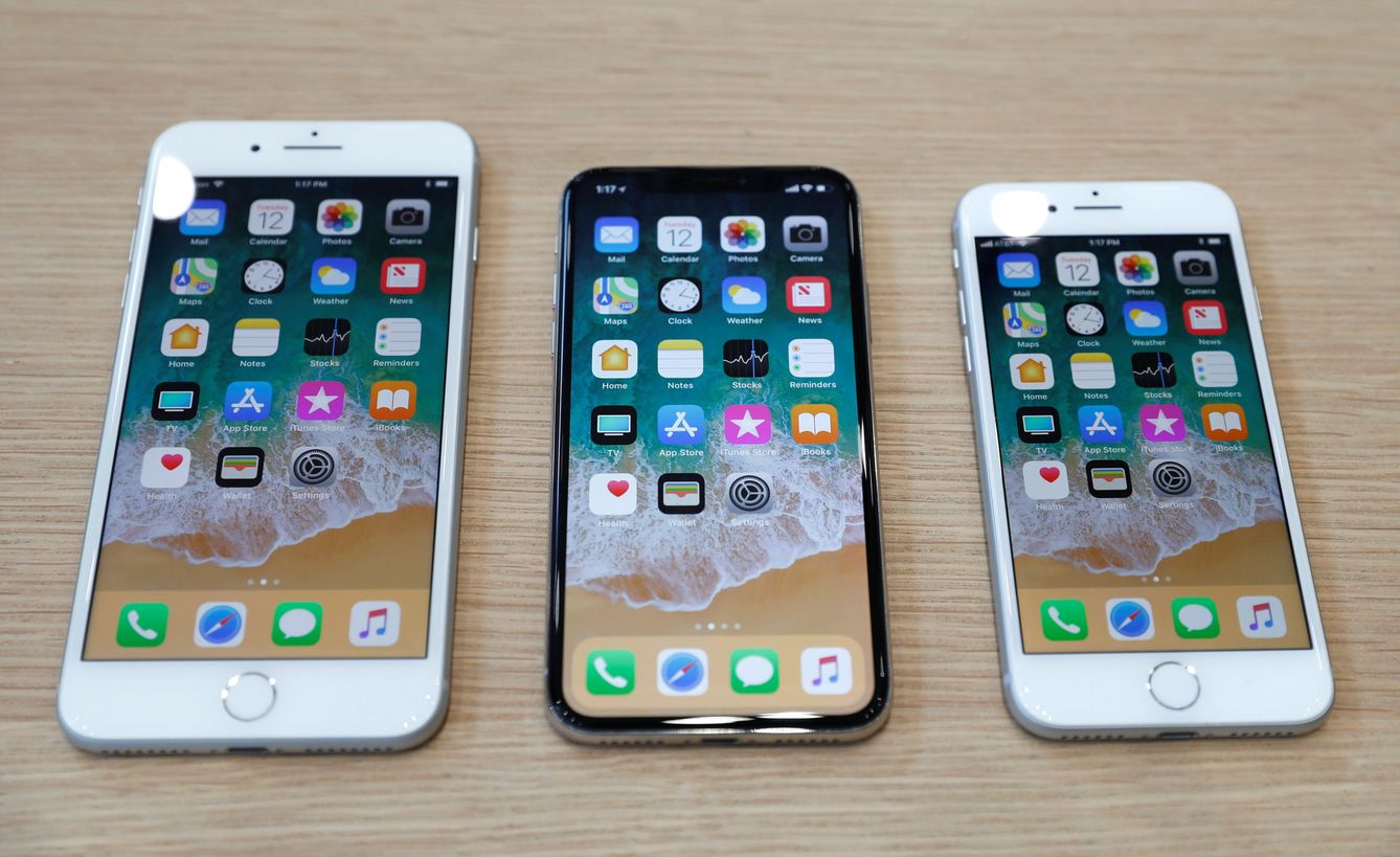 iPhones 8 y iPhone X. (Foto: Reuters)