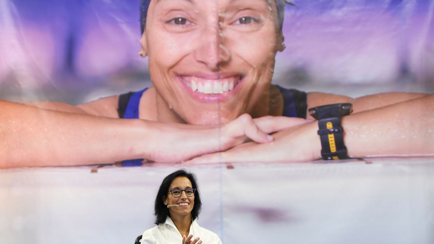 La nadadora Teresa Perales, ganadora de 27 medallas en seis Juegos Paralímpicos y Premio Princesa de Asturias de los Deportes 2021. (EFE/Eloy Alonso)